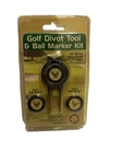 Navy Golf Divot And 3 Ball Markers. Fixed Price $17.00.