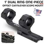 Dual 1'' Cantilever Scope Mount Rings Compatible With Picatinny Rail. Fixed Price $20.89.
