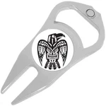 Tribal Bird Golf Ball Marker Divot Repair Tool Bottle Opener. Fixed Price $15.88.