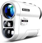 Revasri Golf Rangefinder With Slope And Flag Pole Lock Vibration 1000YDS. Fixed Price $70.16.
