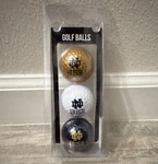 Team Golf Notre Dame Fighting Irish Balls 3 Pack Gold White Blue. Fixed Price $14.00.