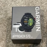Garmin Approach S70 47MM Gps Golf Smartwatch Brand New Unused Wearable. Fixed Price $639.00.
