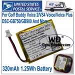 Usps 2024 320MAH Battery For Voice VS4 Gps Range Finder. Fixed Price $15.99.