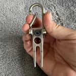 Odyssey Golf Japan Divot Tool With Carabiner Silver Nip Two Ball Putter From Us. Fixed Price $66.49.