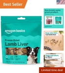 Nutritious Freeze-dried Raw Lamb Liver Dog Treats Grain-free, 3.3 Ounce Pouch. Fixed Price $13.49.
