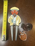 Happy Gilmore-chubbs Divot Tool With Hand Magnetic Ball Marker Hat Clip.. Fixed Price $12.50.