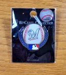 Milwaukee Brewers Lapel Pin White Blue Mlb Baseball Team Logo Wincraft Hat. Fixed Price $11.99.