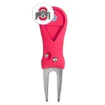 New Wincraft Ohio State University Buckeyes Spring Action Divot Tool. Fixed Price $13.45.