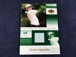 S3-12 Golf Card Stuart Appleby Glove Swatch 2002 Upper Deck Sa-g. Fixed Price $36.95.