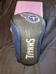Nfl Tennessee Titans Football Team Jumbo Golf Driver Embroidered Headcover. Fixed Price $19.99.