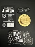 Jrw Gear Judge Bottle Opener & Verdict Delivery Tool Brass Machine Finish - New. Fixed Price $215.00.