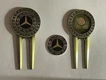 (1) Rare Mercedes-benz Logo Divot Tool & 1" Coin Style Golf Marker Beauty!. Fixed Price $14.00.