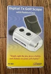Digital 7X Golf Scope Range Finder With Padded Case. Fixed Price $9.00.