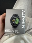 Garmin Approach S70 Premium Golf Gps Watch 47MM Black Silicone Band. Fixed Price $565.00.