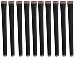Lamkin Crossline 360 Golf Grips - Midsize 10 Per Set Black/red Tip. Fixed Price $87.95.