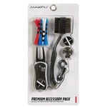 New! Maxfli Premium Golf Accessory Pack Brush, Divot Tool, Ball Marker & Tees. Fixed Price $34.97.