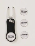 Pitchfix Hybrid 2.0 Black Divot Tool With 4 Golf Pride Ball Markers. Fixed Price $13.99.