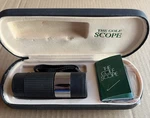 The Golf Scope Rangefinder 8X21MM W/ Directions And Cleaning Cloth. Fixed Price $14.95.