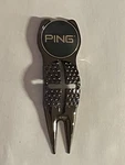 Crosshairs Divot Tool & Karsten Ping 1" Flat Coin Style Golf Marker - Beauty!. Fixed Price $14.00.