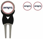 Nfl New England Patriots Divot Tool Ball - 3 Markers. Fixed Price $17.46.