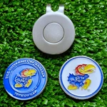 Kansas Jayhawks Golf Ball Marker With Magnetic Hat Clip New. Fixed Price $12.75.