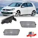 2PCS Clear Lens Front Bumper Side Marker Lights For 2010-2014 Vw MK6 Golf Gti. Fixed Price $14.99.