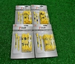 Zero Friction Zftour Prong Yellow Golf Tees 2 3/4" - 40 Per Pack ZT10013. Fixed Price $28.38.