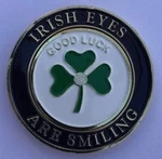 Lucky Irish Shamrock Premium Pocket Coin With Removable Golf Ball Marker. Fixed Price $14.95.
