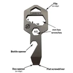Titanium 8 1 Keychain Multi Tool - Bottle Opener, Wrench, Screwdriver, File... Fixed Price $19.99.