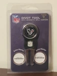 Houston Texans Team Golf Nfl Logo Divot Tool With 3 Magnetic Ball Markers. Fixed Price $9.99.