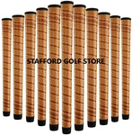 Winn Dri-tac Wrap Golf Club Grips Bundle Set Copper Standard Midsize Oversize. Fixed Price $105.00.
