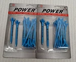 Zero Friction Power Prong Blue Golf Tees 3" - 20 Per Pack ZT30003. Fixed Price $16.88.