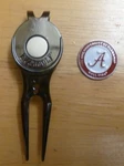 Alabama Crimson Tide 1" Golf Ball Marker 2 Sided And Divot Tool W/clip Ncaa. Fixed Price $14.50.
