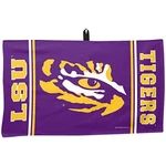 New Wincraft Louisiana State University Tigers Waffle Golf Towel 14"X 24". Fixed Price $17.06.