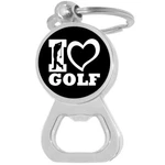 Love Golf Bottle Opener Keychain - Metal Beer Bar Tool Ring. Fixed Price $15.88.