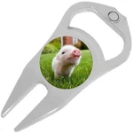 Baby Pig Golf Ball Marker Divot Repair Tool Bottle Opener. Fixed Price $15.88.