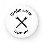 Golf-themed Bottle Opener, Unique Gift, "birdie Juice", Funny Accessory. Fixed Price $12.75.