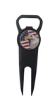U.s. Flag / American Eagle 6 In 1 Golf Divot Tool Bottle Opener Ball Marker. Fixed Price $14.99.