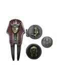 Pharaoh Mummy Golfing Divot Tool Combo Set. Ball Markers +magnetic Hat Clip. Fixed Price $24.95.
