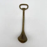 Vintage Solid Brass Golf Club Bottle Opener 8.5 Sports Bar Tool Novelty. Fixed Price $19.95.