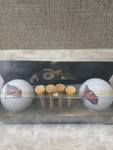 Union Jack Flag Golf Set Two Balls, Divot Tool, Marker And 4 Tees. Vintage. Fixed Price $14.99.