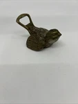 Vintage Silvertone Metal Bird Bottle Opener Dual Cap Barware Tool. Fixed Price $12.75.