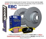 Ebc Front T/groove Disc & Yellowstuff Pad For Vw Golf MK7 1.6 Td 115HP 2017. Fixed Price $433.28.