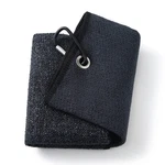 Mile High Life Tri-fold Golf Towel, 2-IN-1 Club & Ball 21"L X 16"W, Black. Fixed Price $12.06.