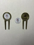(1) Tpc Sawgrass Divot Tool & 1" Coin Style Golf Marker - Ponte Vedra Beach, Fl. Fixed Price $15.96.