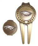 Philadelphia Eagles Hat Clip & Divot Tool With Golf Ball Marker Combo. Fixed Price $19.95.