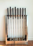 Stainless Steel Golf Club Display Rack 8 Putters + Wall Mount For Scotty Cameron. Fixed Price $499.99.