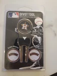 Houston Astros Mlb Team Golf Divot Tool With 3 Magnetic Ball Markers. Fixed Price $10.99.