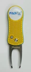 Pitchfix Golf Divot Tool, Yellow/blue, With Extra Ball Marker. Fixed Price $12.98.