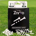 Zario Golf Tees 3 1/4 With 1/2 Inch Combo, Plastic Black. Fixed Price $18.99.
